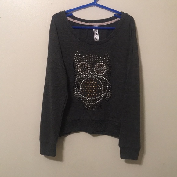 Knitworks Beaded Owl Sweater- Like new!! - Picture 3 of 4